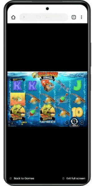 Drie Scatter vissymbolen activeren free spins in Big Bass Bonanza demo