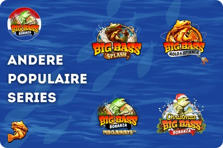Andere populaire Big Bass Series slots – Big Bass Splash, Megaways, Hold & Spinner en Christmas Bonanza