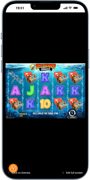 Scatter symbolen en winnende uitbetaling in Big Bass Bonanza demo op smartphone
